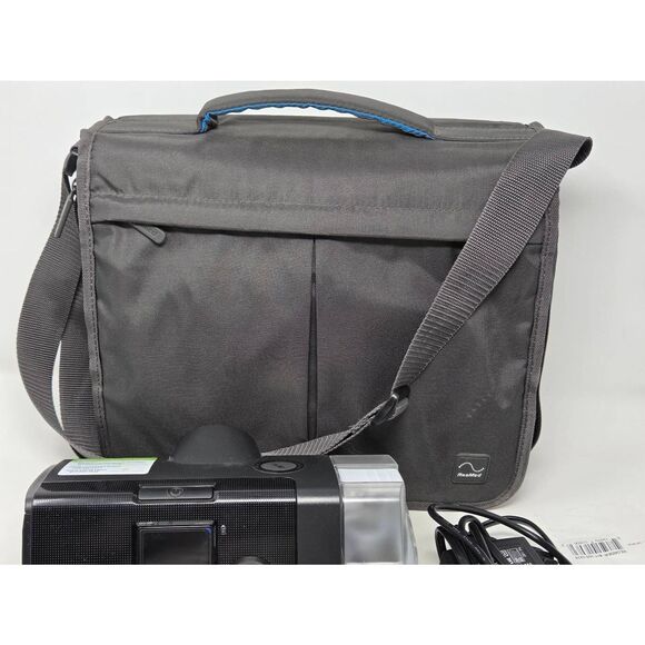 RESMED AIRSENSE 10 AUTOSET BLACK SLEEP APNEA MACHINE W/ CASE 490 RUN HOURS - Picture 7 of 11